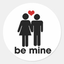 Be Mine Sticker