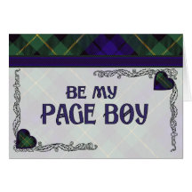 Be My Page Boy-  Barclay Scottish Tartan Cards