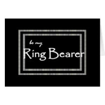 Be My Ring Bearer Wedding Invitation Card
