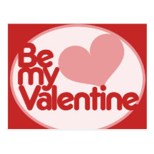 Be my Valentine Postcard