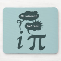 be rational! get real! mousepad