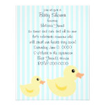 Be-striped Duck in Blue Custom Invites