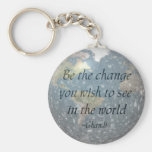 Be the change... keychain