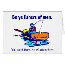 Be ye fishers of men cards