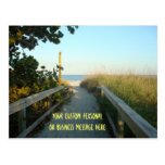 Beach Access Custom Postcard