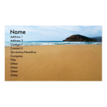 Beach and Seashell Business Cards