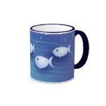 Beach background, mug