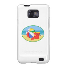 Beach Ball Pail and Shovel Galaxy SII Case