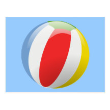 Beach Ball Post Cards