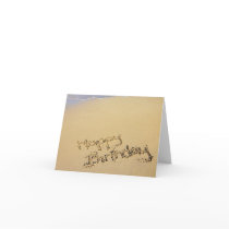 Beach Birthday Greeting Card