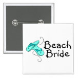 Beach Bride (Flip Flop) Buttons