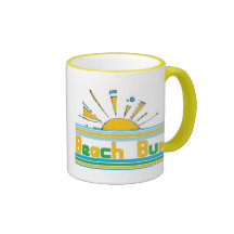 Beach BUm Coffee Mugs