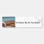 Beach Bumper Sticker