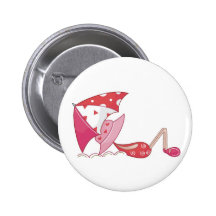beach girl buttons