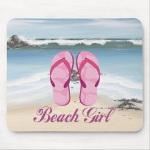 Beach Girl Mouse Mats