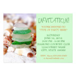 Beach Glass & Seashells Invitations