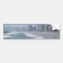 Beach Hangin Bumper Sticker