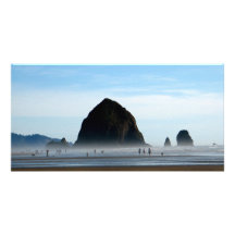 beach haze custom photo card