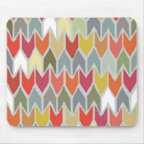 beach house ikat chevron mousepads