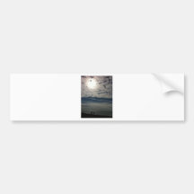 Beach on a Cloudy Day Bumper Stickers