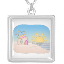 Beach Party House Necklaces