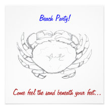 Beach Party Invitation