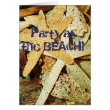 Beach Party Invitation or customise to your needs! Greeting Card