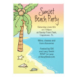 Beach Party Invitations invitations