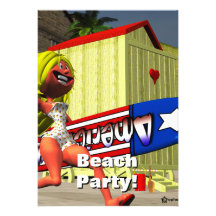 Beach Party Invite