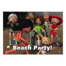 Beach Party Invite