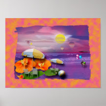 Beach party print