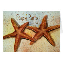 Beach Party! You're Invited! Cards