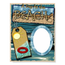 Beach Photo Frame  8 x 10 posters