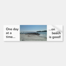 Beach Scene Bumper Sticker