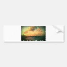 beach scene bumper stickers