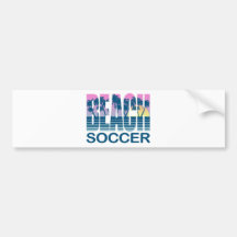 Beach Soccer Bumper Sticker