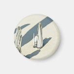Beach strand refrigerator magnets