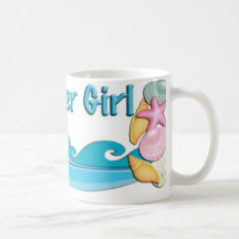 Beach Theme Flower Girl Gift Coffee mug, Cup