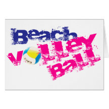 Beach Volleyball Greeting Cards