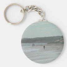Beach Walkers To The North Of Wanneroo Beach Keychain
