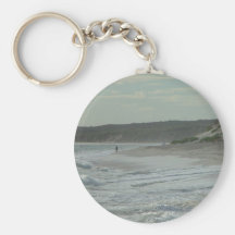 Beach Walkers To The North Of Wanneroo Beach Key Chains
