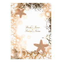 Beach wedding theme ~ elegant party custom personalised invite