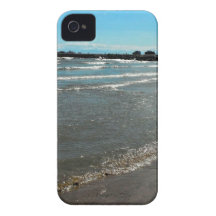 Beach with LIghthouse iPhone 4 Case
