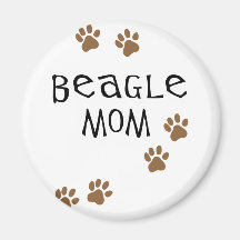 Beagle Mum Refrigerator Magnets