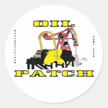 Beam Pump Oil Patch Sticker,Decal,Oil Jack