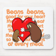 Bean_Heart_Poem Mouse Pads
