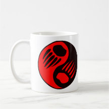 Bear Claw Yin Yang Coffee Mug