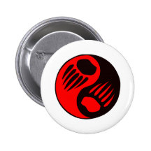 Bear Claw Yin Yang Pins