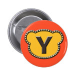 Bear Head Initial Y Pins