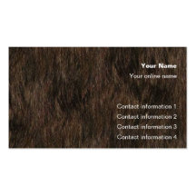 Bear Hide Trick card / Business Card Templates